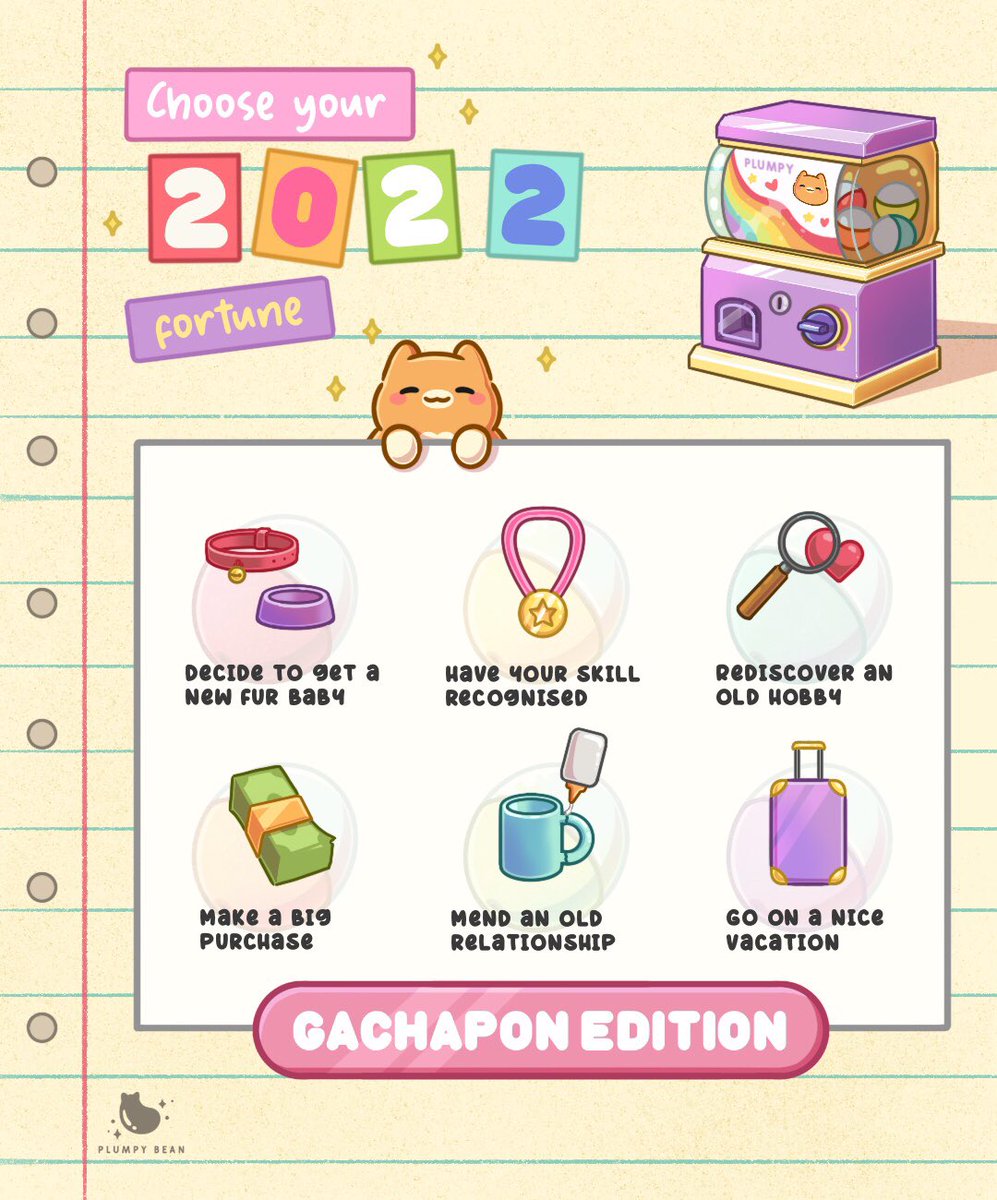PlumpyBean's tweet image. WHAT’S UR 2022 FORTUNE ✨🌸