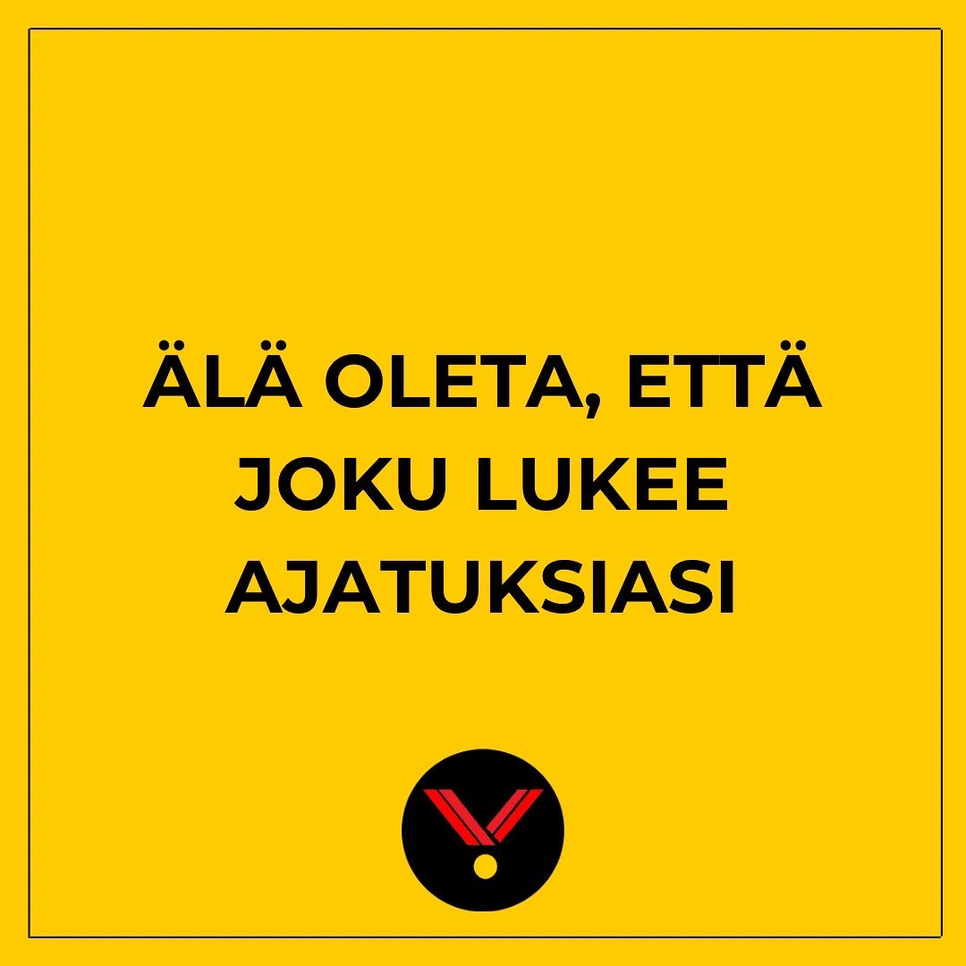 voittamatoncom's tweet photo. Ajatusvääristymä

Automaattiset ajatukset vaikuttavat tunteisiimme, jotka ohjaavat käyttäytymistämme. Nämä ajatukset voivat johtaa täysin vääränlaisiin tilanteiden tulkintoihin.🗣️

Kommunikoi mieluummin liikaa kuin liian vähän.
Jaa ajatuksesi, puhu!🧩

#Valmennus 
#Voittamaton https://t.co/HX4Ckp7IvP