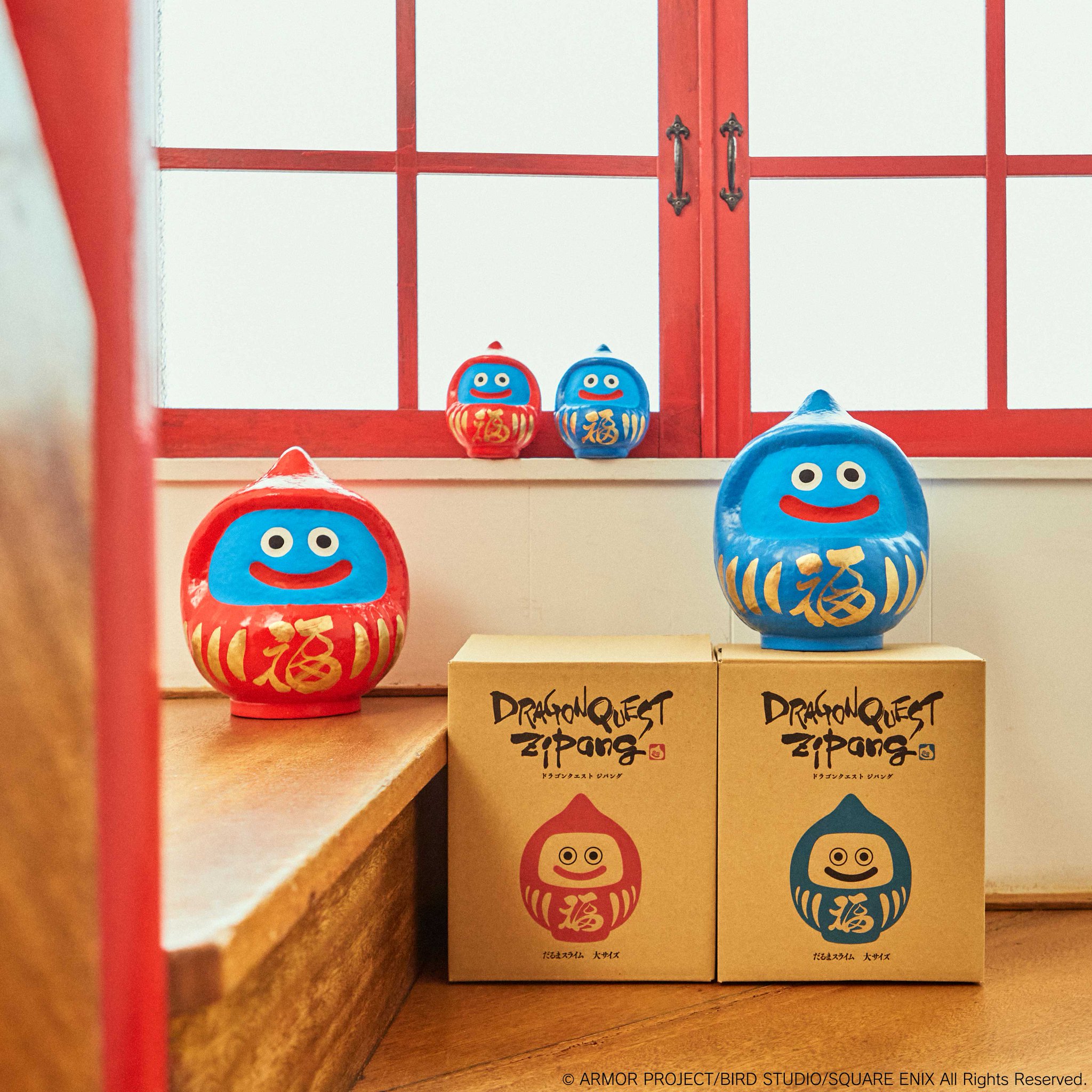 ドラゴンクエスト　ジパング　だるまスライム　大サイズ　赤バージョン Amazon.co.jp: ドラゴンクエストジパング だるまスライム 小