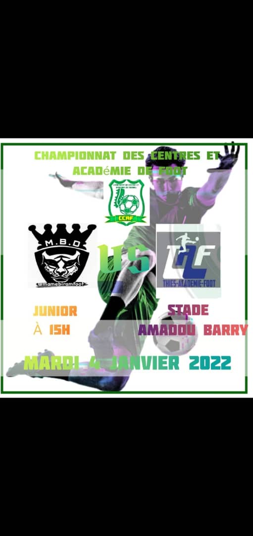 MatarMbow5's tweet photo. Championnat Académie et centre de football (TAF) en déplacement https://t.co/wNhlTMDWn9