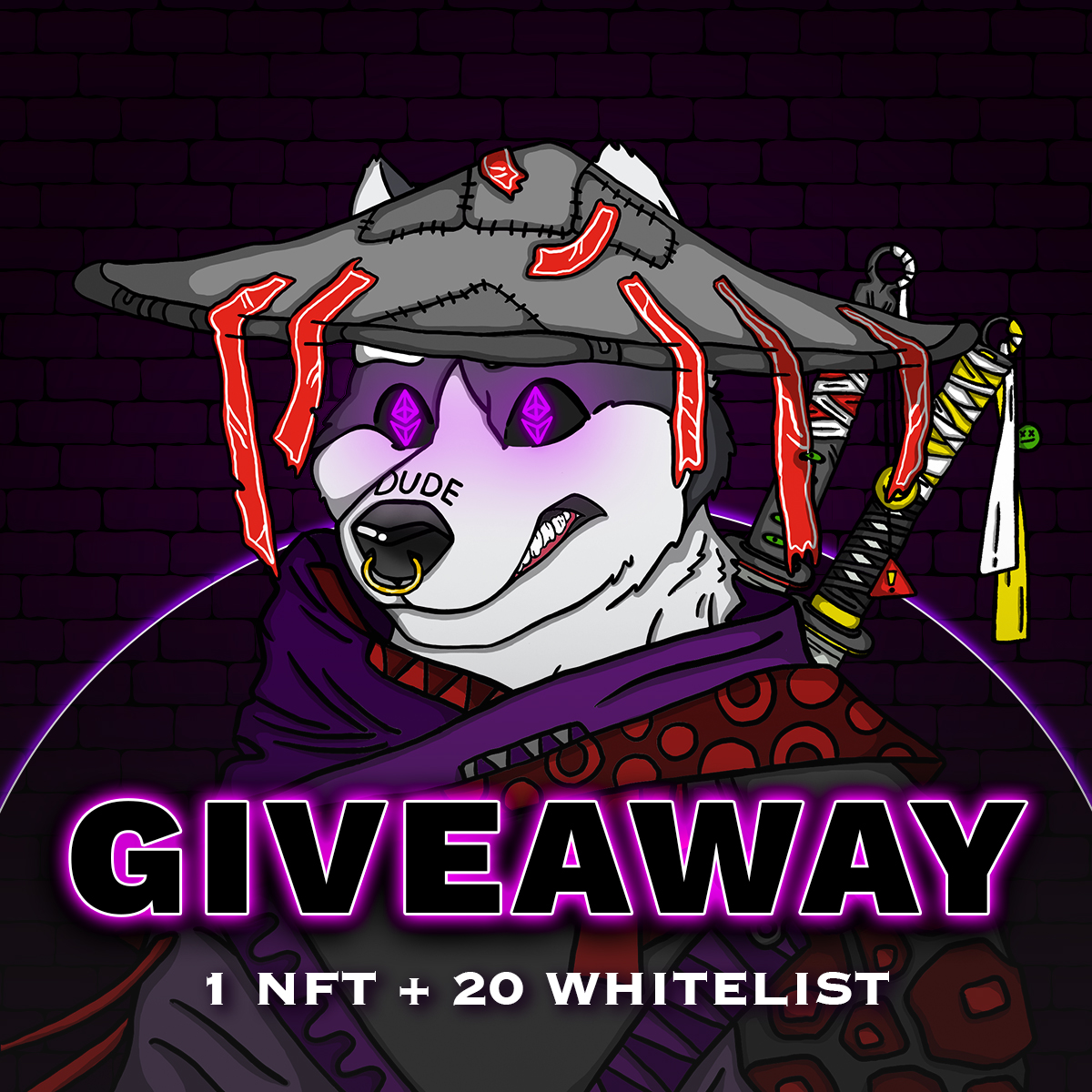 HypedHuskyMC's tweet photo. FREE #NFT + WL Spot Giveaway! 

*1 NFT + 20 WHITELIST SPOT* (Result in 24h)

To enter:
1️⃣ Like and Retweet! 
2️⃣ Follow us on Twitter 📘
3️⃣ Join our Discord (Click on the link in bio!)
4️⃣ Tag 2 friends here! 

🐺GOOD LUCK HUSKIES🐺

#NFTGiveaway #NFTCommunity #HypedHuskyNightClub https://t.co/jusTIUCfLf