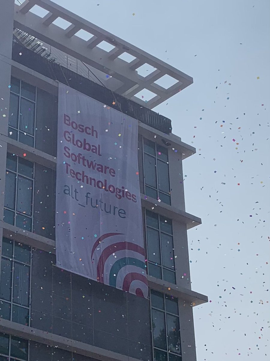 sriharivb's tweet photo. The transformational journey continues.. #RBEI is now Bosch Global Software Technologies #BGSW #alt_future https://t.co/3Q7klKMkhR