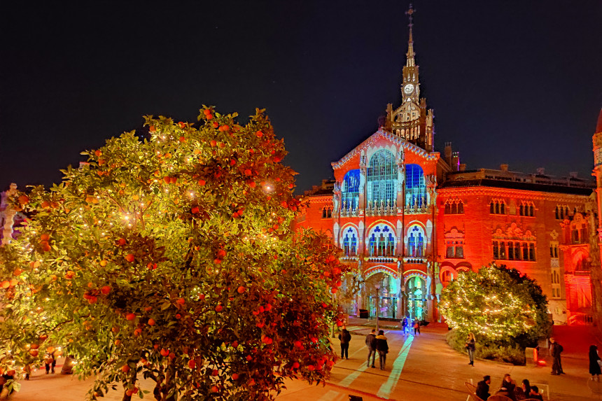 mapaymochila_'s tweet photo. 🆕@santpaubcn es una joya modernista #PatrimoniodelaHumanidad y durante estas fiestas al caer el sol se convierte en un mágico jardín navideño de cuento de hadas. Regálate para Reyes una visita a @llumsdesantpau
 #visitbarcelona @VisitBCN_ES @bcn_cat  https://t.co/ubRYTr0f2U https://t.co/QhK1v0HDEo