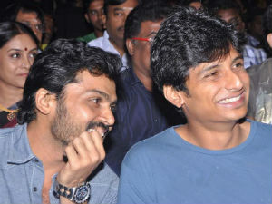 Happy Birthday @JiivaOfficial Anna❤️ From All @Karthi_Offl Anna fans♥️♥️
All the best for your upcoming movies 
#HappyBirthdayJiiva 
#Karthi #Viruman