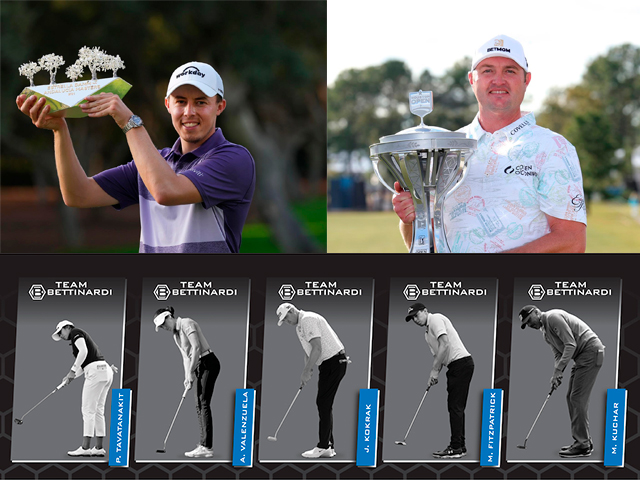 MyGolfWay's tweet photo. @BettinardiGolf renueva el fichaje de cinco jugadores del Tour, esenciales para la compañía fabricante de los mejores putters fresados del mundo, ante la nueva temporada 2022 ⛳️👇 https://t.co/40rD3LJxXD https://t.co/w4lSfS4q1F