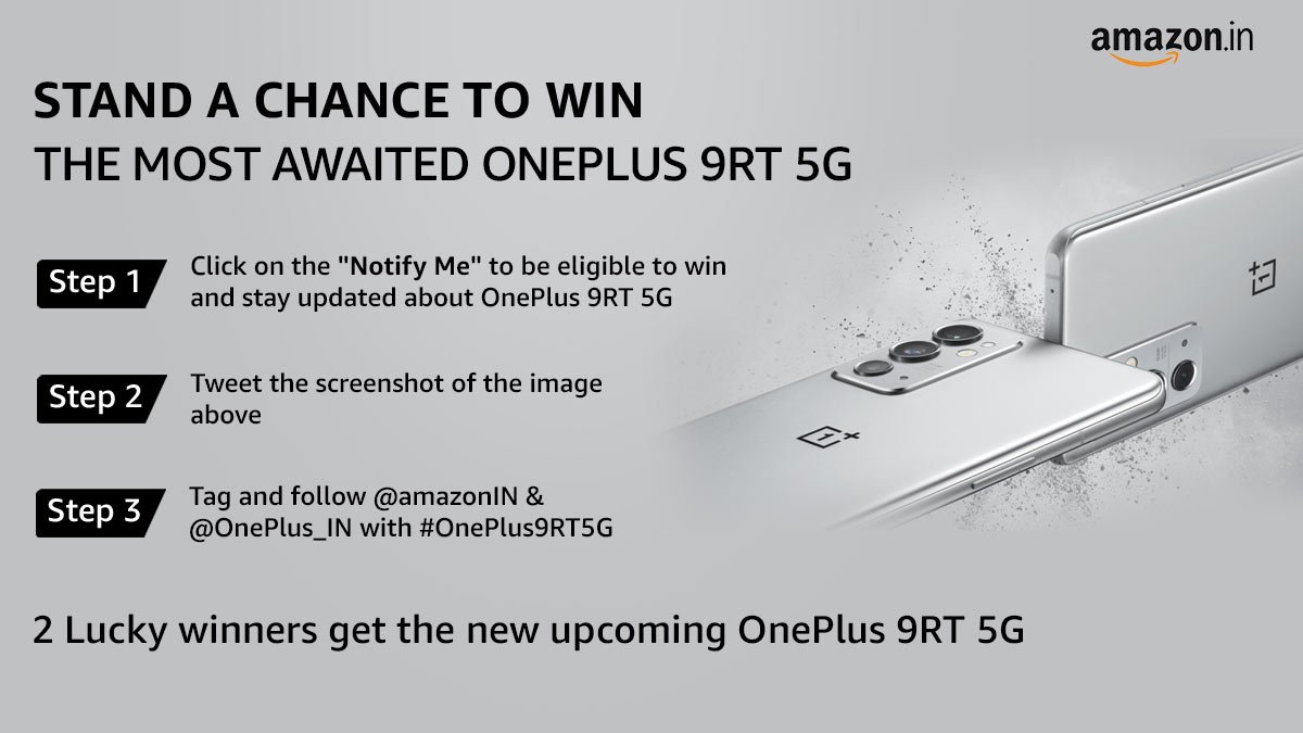 For all the T lovers out there, #OnePlus9RT will be yours in three simple steps. Tap to know more!
#OnePlus9RT 
Visit: amazon.in/b?node=2730258…
