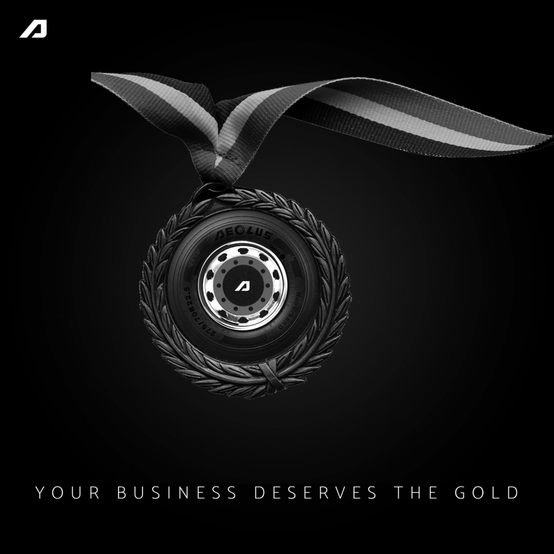 aeolus_official's tweet photo. Your business deserves the gold, Aeolus Tyres ๐ฅ
#AeolusTyres #DrivingTheWorldTogether #TBR #truck #trucking #trucks #truckdriver https://t.co/tkbpkEj84u