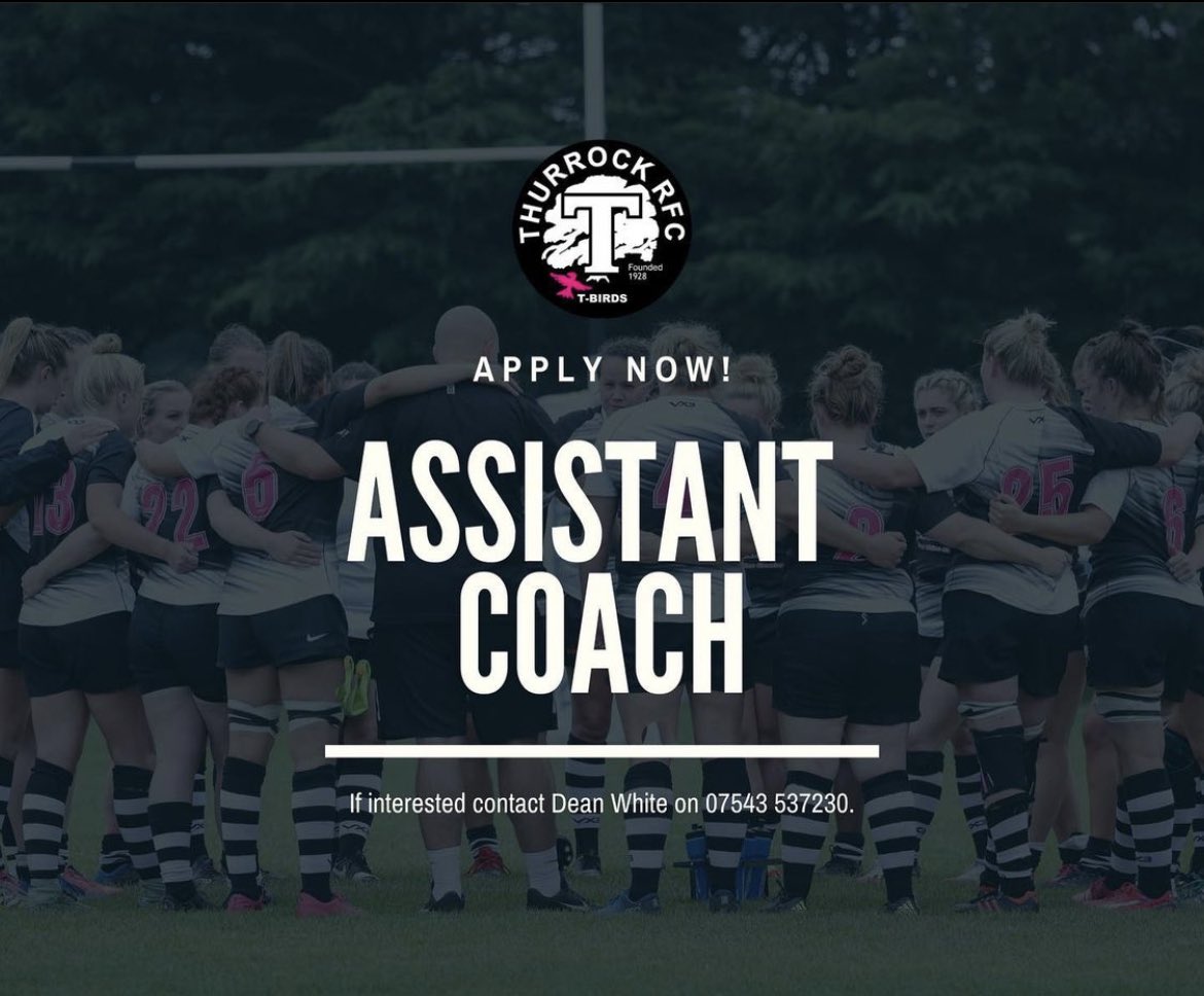 thurrockladies's tweet photo. ๐ผ๐๐๐๐๐๐ผ๐๐ ๐พ๐๐ผ๐พ๐
Thurrock T-Birds are looking for an Assistant Coach to join the squad setup with a focus on the development team.
If youโre interested get in touch now and contact Dean White directly on 07543 537230.
#TBirds #trfc #coachingposition #innerwarrior https://t.co/tTmRoWLm6V