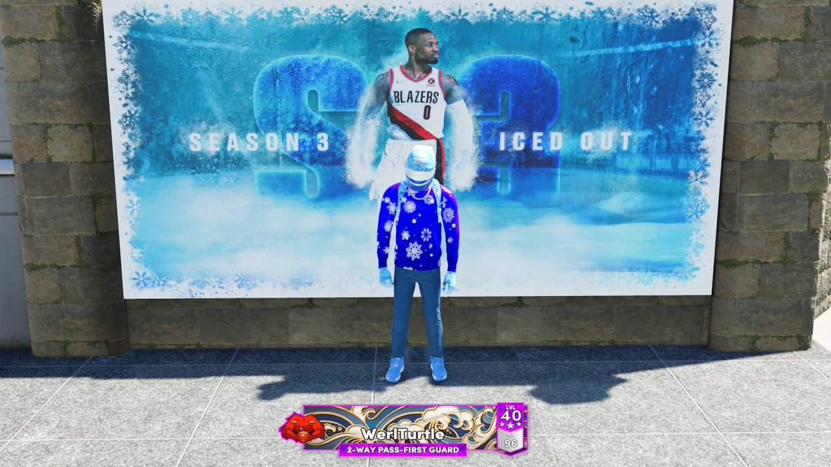 WerlTurtle's tweet photo. Didn't think I was Gonna Rock This 40 Reward But Here I am ❄️ #IceColdWerL #LegendaryWerl #LitShxtOnly #Only1Werl #Wurtle #NBA2K22 #Season3 #Twitch https://t.co/sA6R752onk