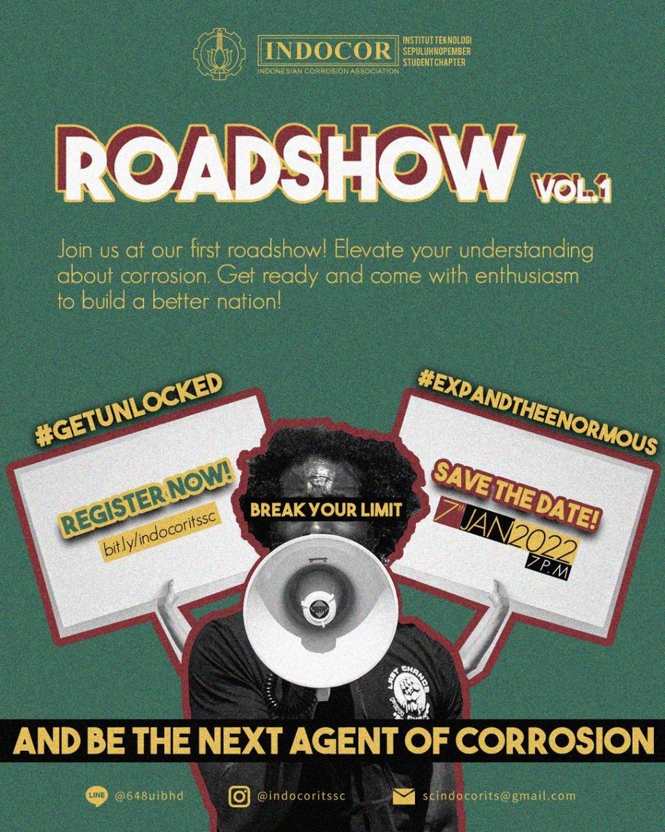 its_campus's tweet photo. Get closer with us!
https://t.co/FuVyHXopa5

#INDOCORITSSC
#CorrosionEngineer
#ITSSurabaya
#ITSCampus https://t.co/XDeYJZBvtG