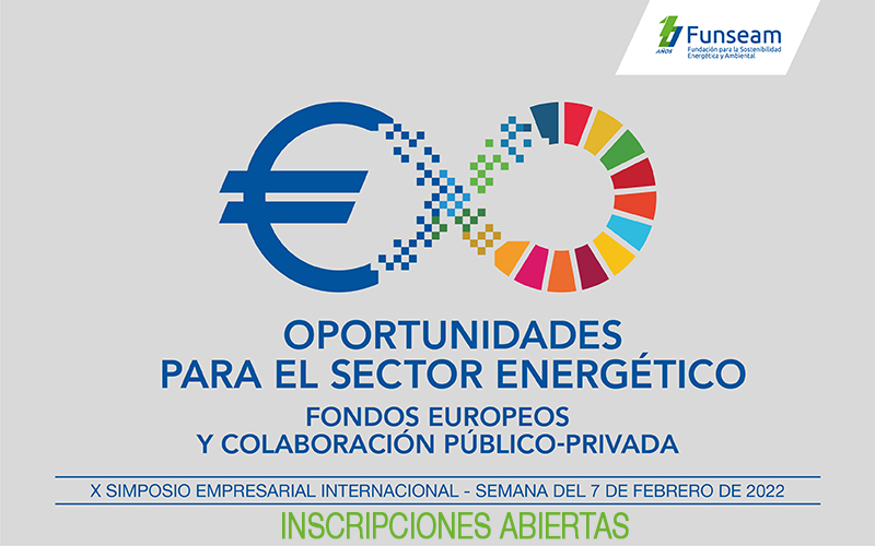 Funseam's tweet photo. 📌7, 9 y 11 de febrero X #SimposioFunseam "Oportunidades para el Sector Energético. Fondos europeos y colaboración público-privada"
¡Síguelo en directo!  👨‍💻👩‍💻
Inscripciones Abiertas ✍️
 https://t.co/Wnkq5WX6Wy https://t.co/DwMGLgNVaC