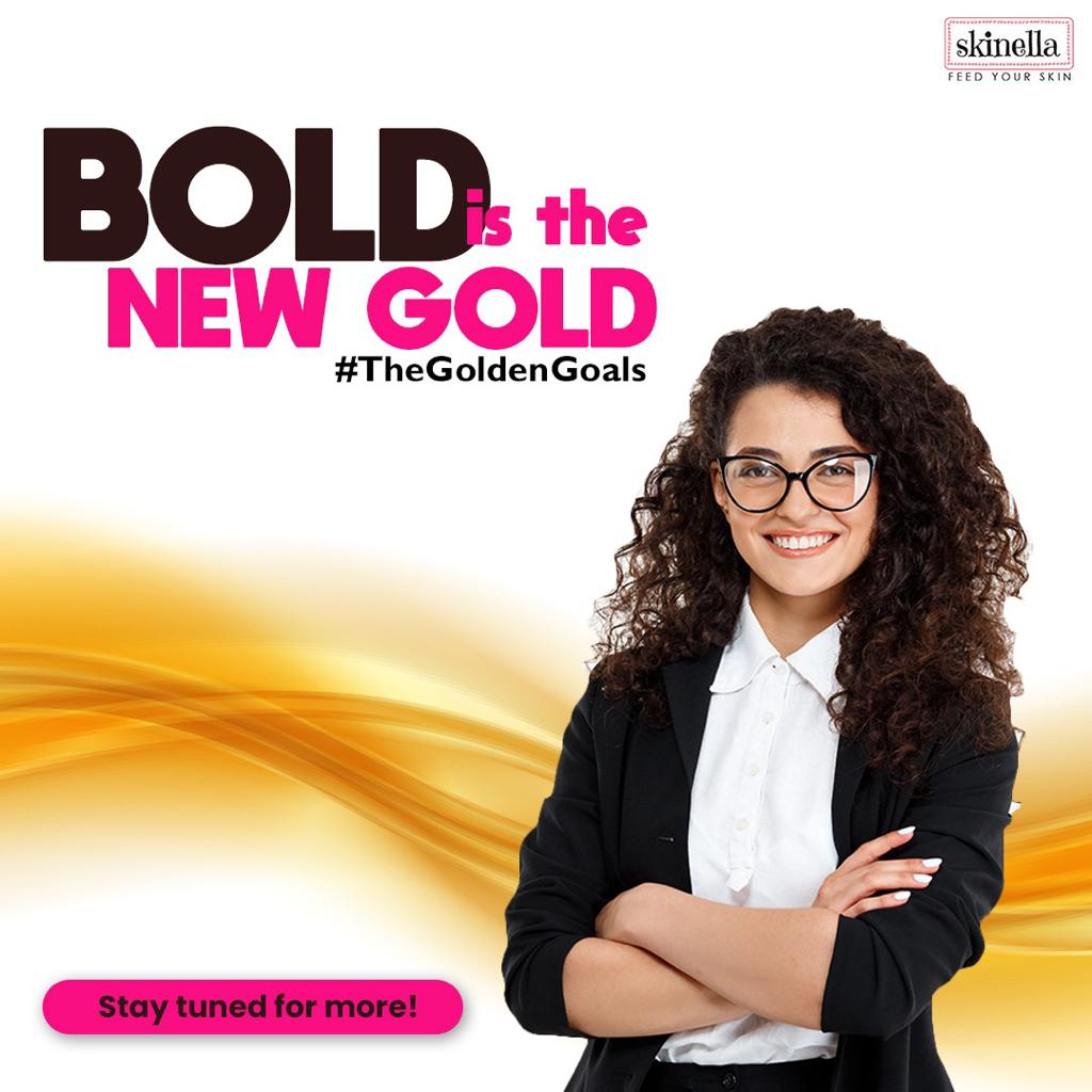 MySkinella's tweet photo. Bold is beautiful & Gold is rare. What’s cooking with these two is a secret we’ll share.
Stay tuned to know more about
#TheGoldenGoals
#SuperNaturally #skinellaproducts #NaturalSkincare #skinellabeautyskincare #SkincareTips https://t.co/8mTN81dREr