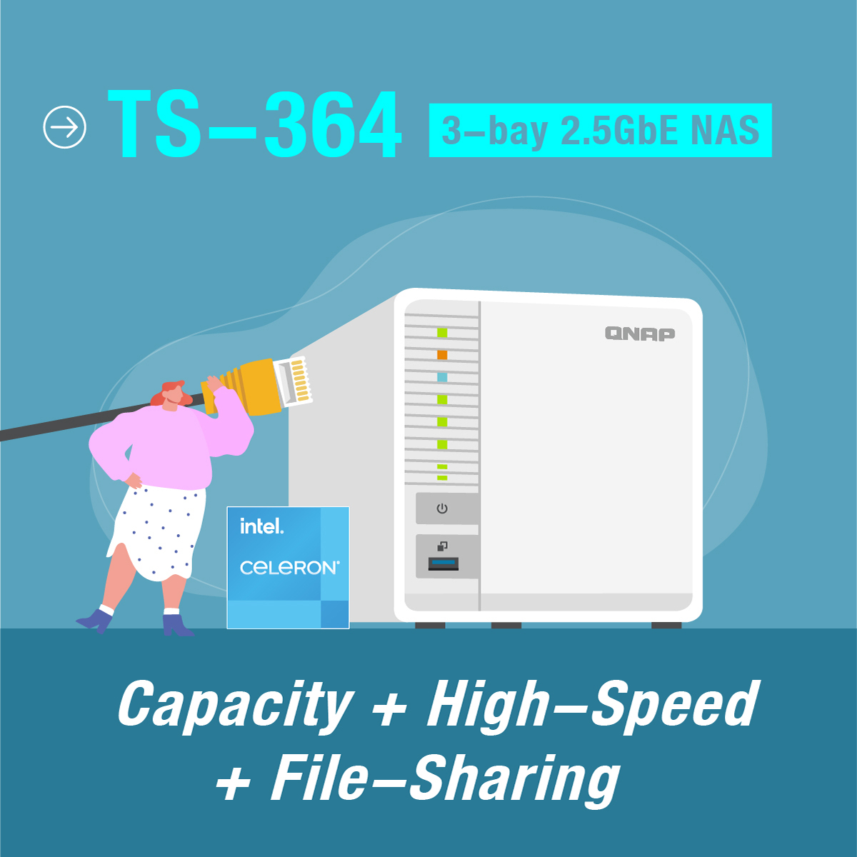 QNAPEspana's tweet photo. QNAP ayuda a liberar espacio en tu PC, teléfono móvil, unidades externas y almacenamiento en la nube. También se puede conectar de manera flexible a unidades de expansión para agregar espacio adicional si es necesario.
👉🏼 https://t.co/evaE13Wc9G
#TS364 #backupQNAP #Qsync https://t.co/DXMUkvC03c