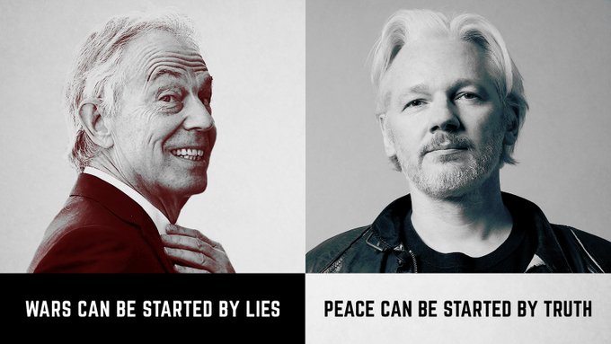 Stella_Assange's tweet photo. Give the knighthood to #Assange not #TonyBlair

#FreeAssangeNOW https://t.co/dWmx2TDBRZ