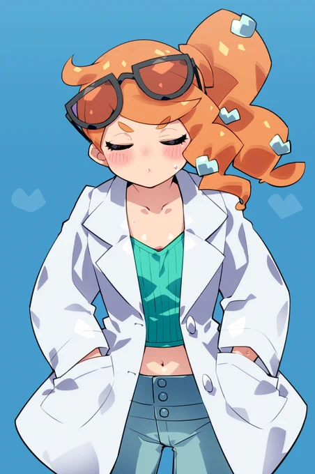 ソニ氏 #ソニア(ポケモン) #照れ顔 #リクエスト https://t.co/AYuwPuNU7O 