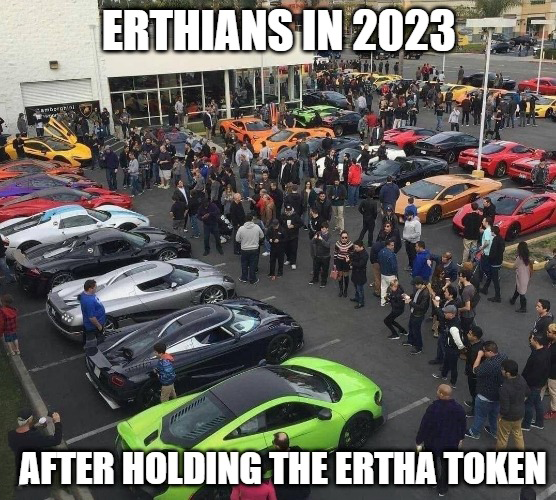 Today is the day of the ERTHA Token Launch! 🚀
To celebrate, let's kick off a meme contest!

Create a meme related to ERTHA, tweet it and tag @ErthaGame!💎

Use hashtags #Ertha #HODL #MemeTuesday

Three of the best memes will receive 50,000 Metacoins (Our Discord Currency) EACH!