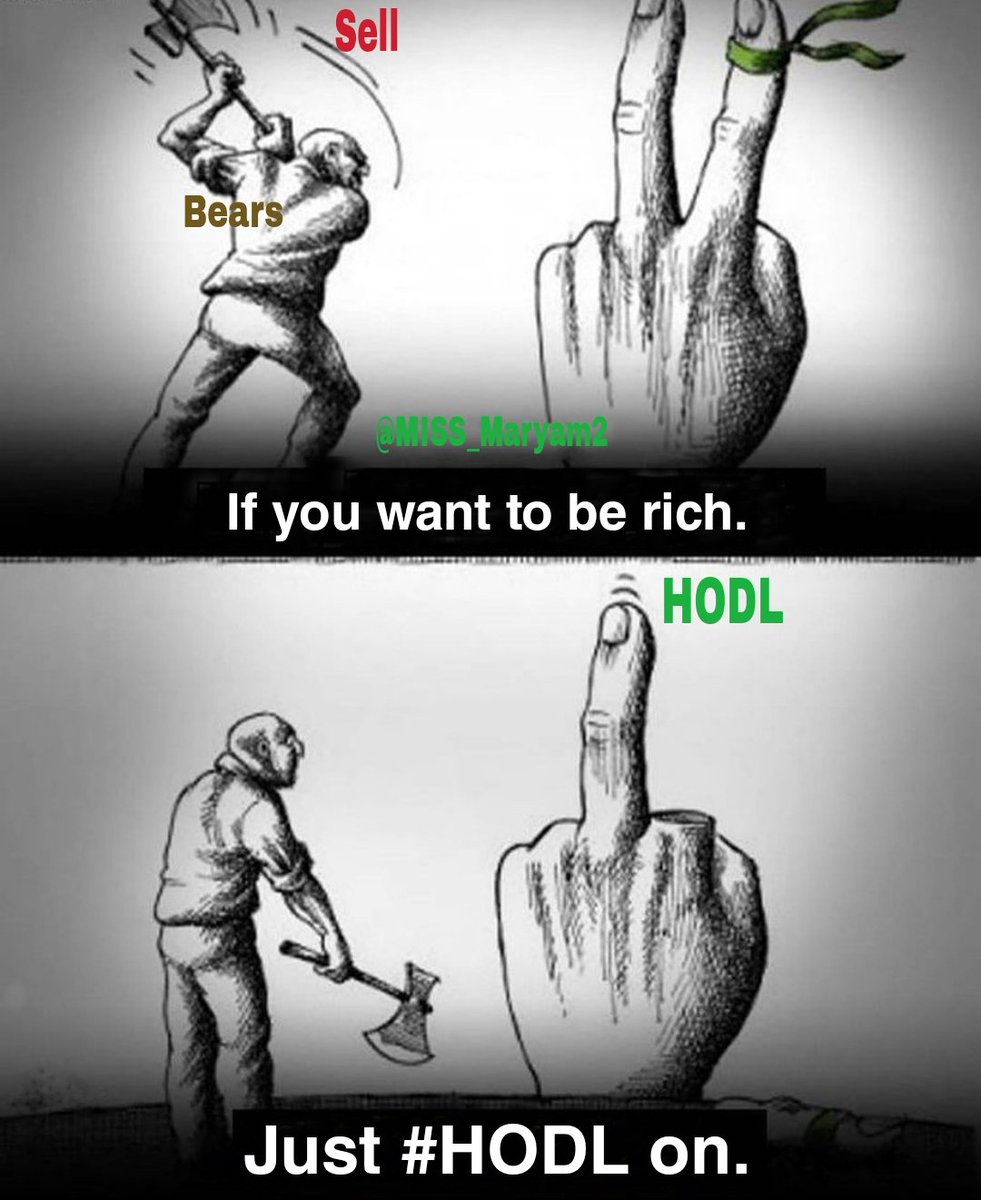 If you want to get rich, just #HODL.