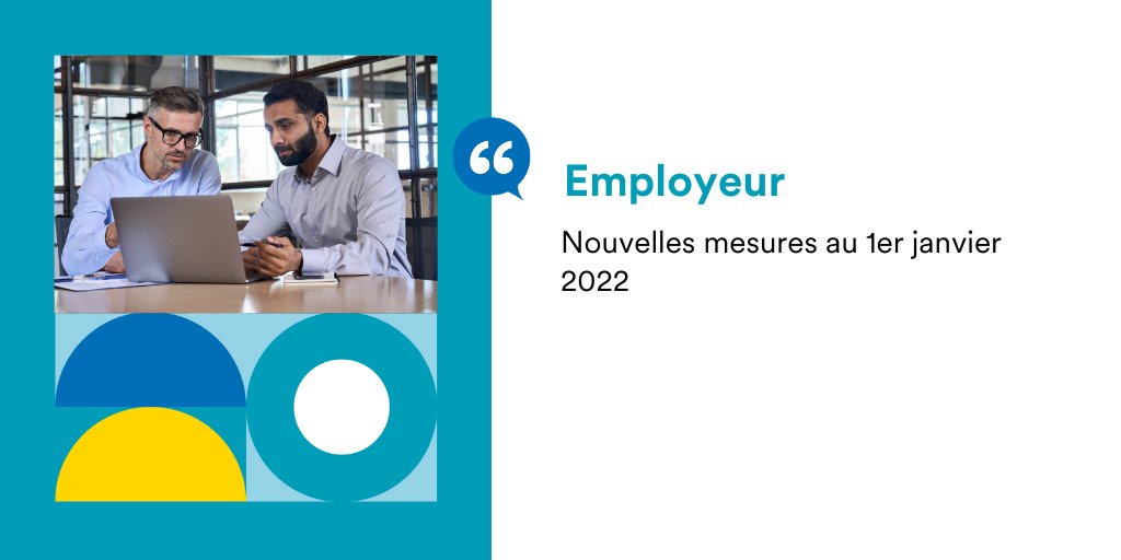 [#Employeur] De nouvelles dispositions entrent en vigueur au 1er janvier 2022 : pourboires, exonérations zonées, activité partielle, création d'une nouvelle cotisation pour les employeurs publics...
Notre dossier dédié à la présentation des nouveautés : ow.ly/tWgg50Hmxv5