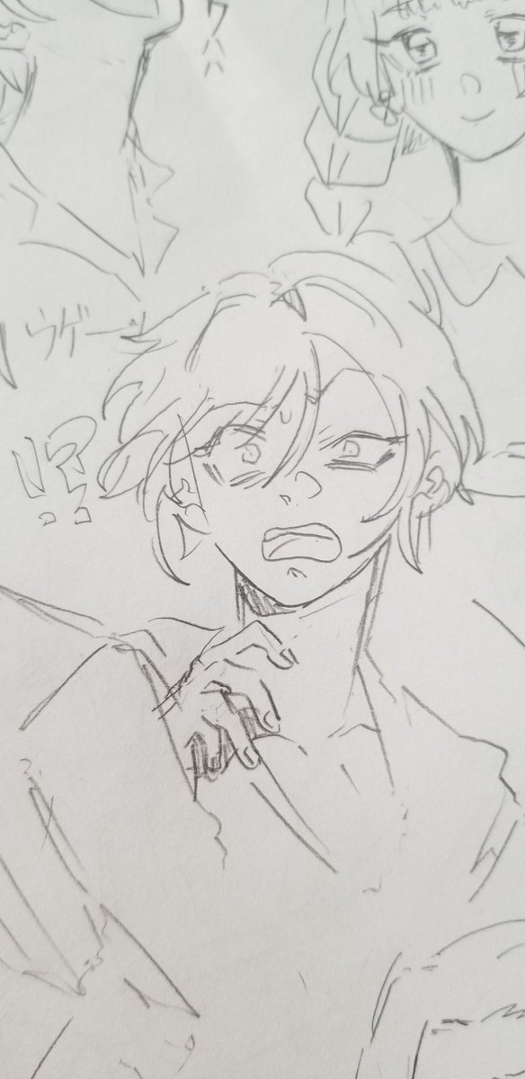 落描きならできるのに課題の絵は一生進まないのよ 