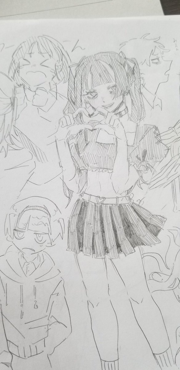 落描きならできるのに課題の絵は一生進まないのよ 