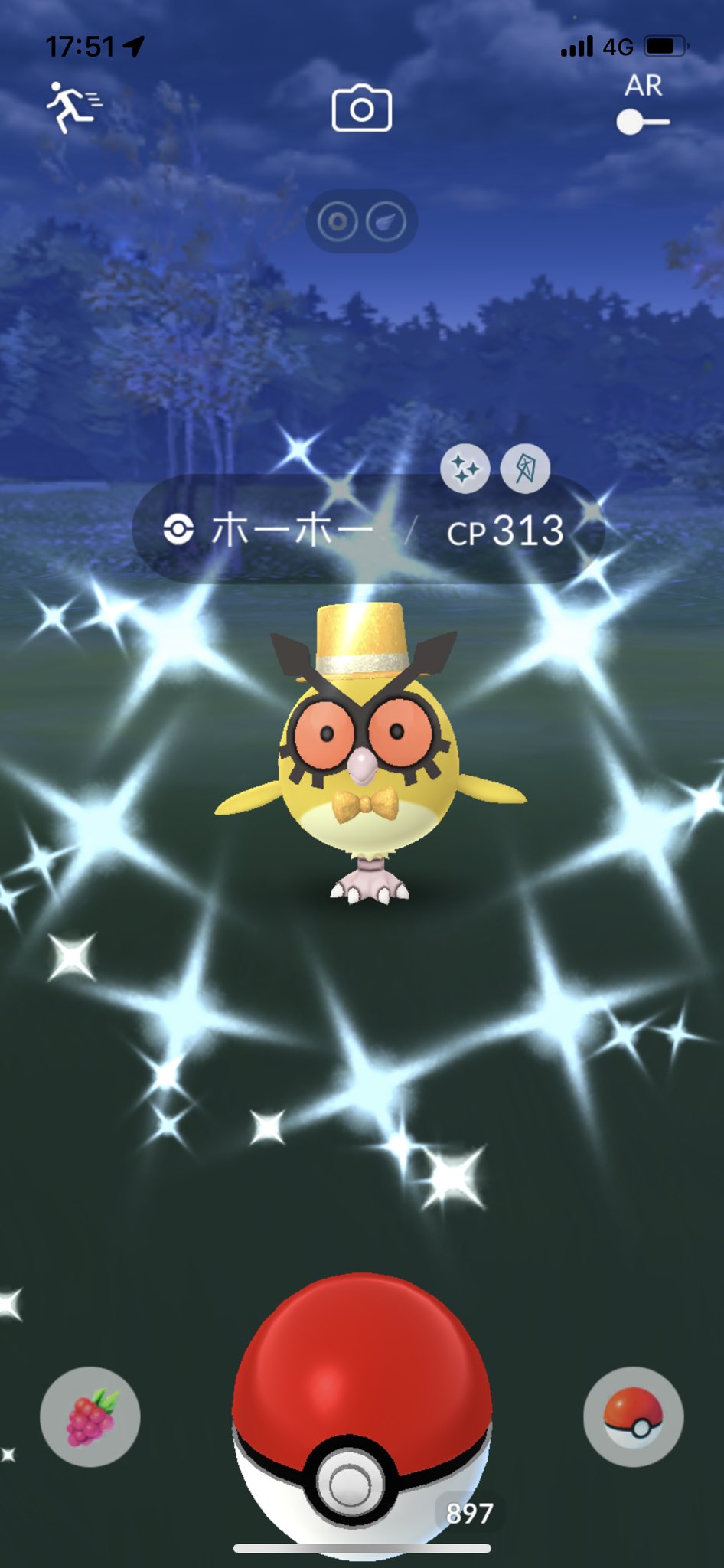 Choku キター 色違い帽子ホーホー ゲットだぜ ポケモンgo ホーホー T Co Oh0fz6vgoi Twitter