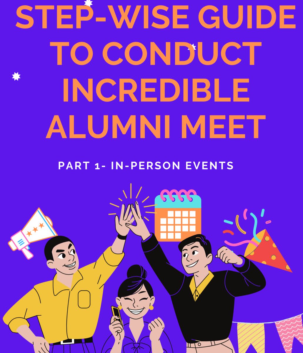 almashines's tweet photo. We have compiled a step-by-step guide to hosting incredible #alumni #events to assist you in overcoming these challenges and having a blockbuster next event.
Here's where you can get your free ebook: https://t.co/UeDXTWwaJO https://t.co/zYHLMooCAB