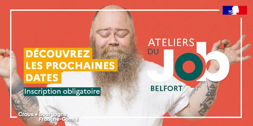 CrousBFC's tweet photo. [#BELFORT] 💼Nouvelle année, et peut-être un job pour vous ?! Le #CrousBFC et @IDEEUP vous offrent des solutions afin d'être plus efficace dans votre recherche d'emploi et face aux recruteurs.
📆Plusieurs dates sont dispos !
Inscription👉https://t.co/jBgYkiSCn4 https://t.co/ewLZXUz2TL