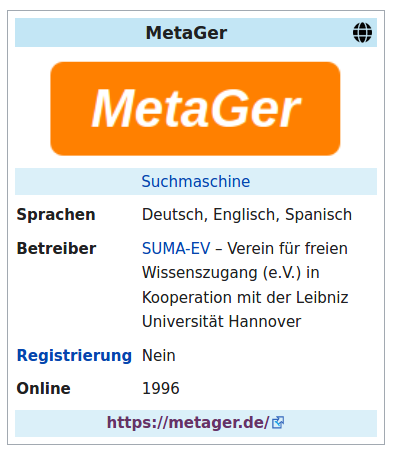 LGcommaI's tweet photo. Es gibt eine deutsche Suchmaschine: #MetaGer. https://t.co/jlvde1oRbZ