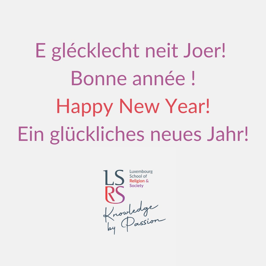 Luxembourg School of Religion & Society tweet media