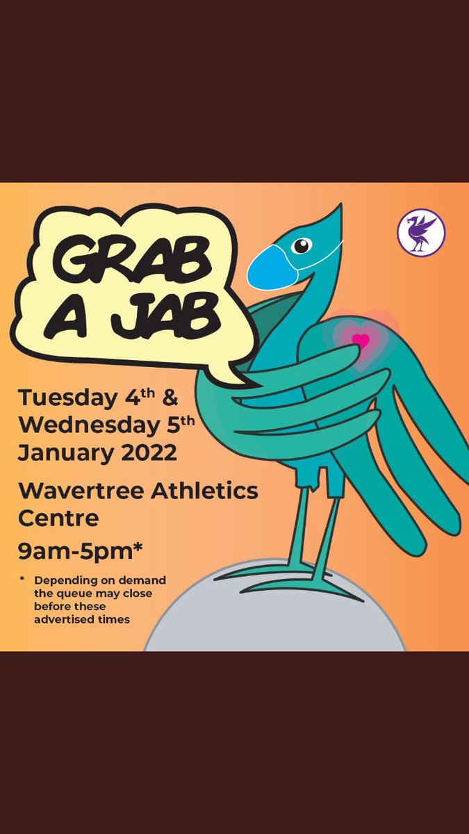 @lpoolcouncil @HillHillca @ayo_78 @Mersey_Care @MerseyPolice @LifestylesGym #grabajab today at Wavertree athletics centre (Picton tennis centre) 9-5pm very short wait times currently!