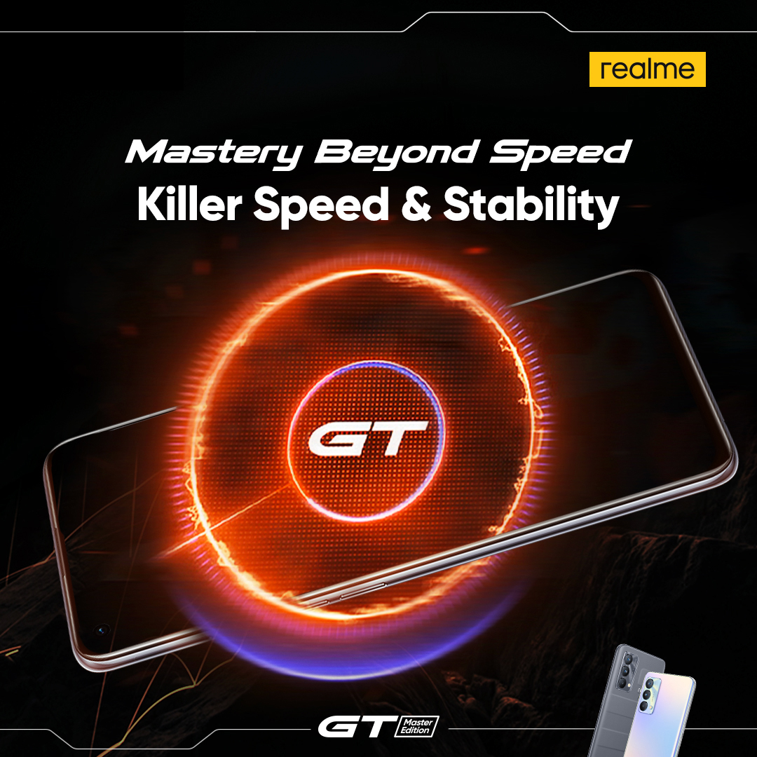 realmeKenya's tweet photo. Unleash faster speeds and unmatched performance in #GTMode with just one tap. Get the ultimate flagship experience today.💯

#realmeGTMasterEdition #MasteryBeyondSpeed #realme #realmeKenya #realmeGTME https://t.co/RtsBsCekvS