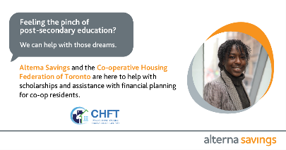 The CHFT Diversity Scholarship program is now accepting applications for the 2022/2023 school year. The scholarships average $3,000 per student, and you must be a co-op resident. Apply by Feb 16, 2022. 
Learn more and apply here: bit.ly/3Dbi4hf