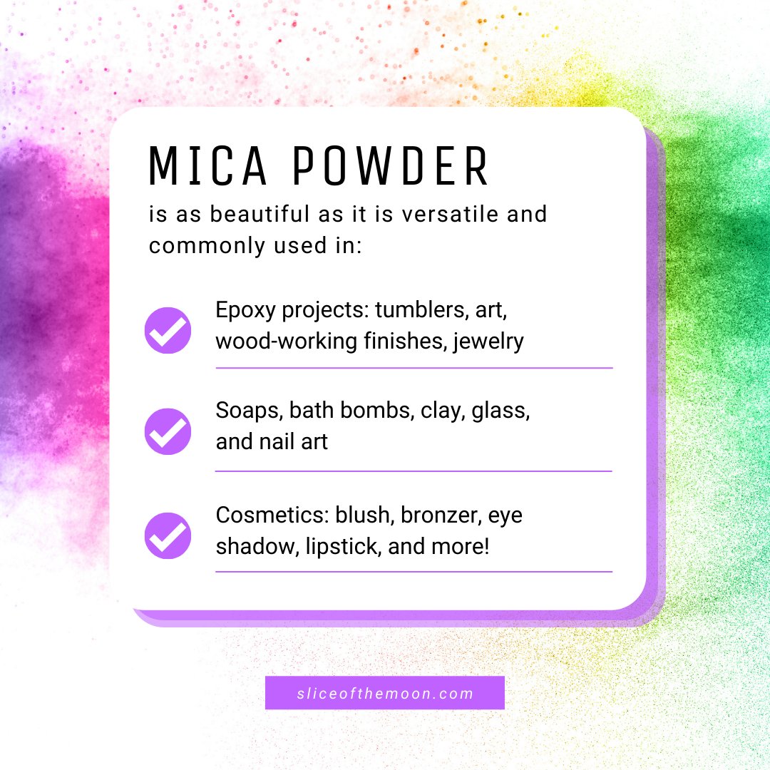 On this #nationaltriviaday discover a new way to create with the old mediums you love: consider mica powder! 😍

#ethicallysourced #trivia #triviaday #mica #mica #micapowder #nailart #resinart #epoxyart #micaart