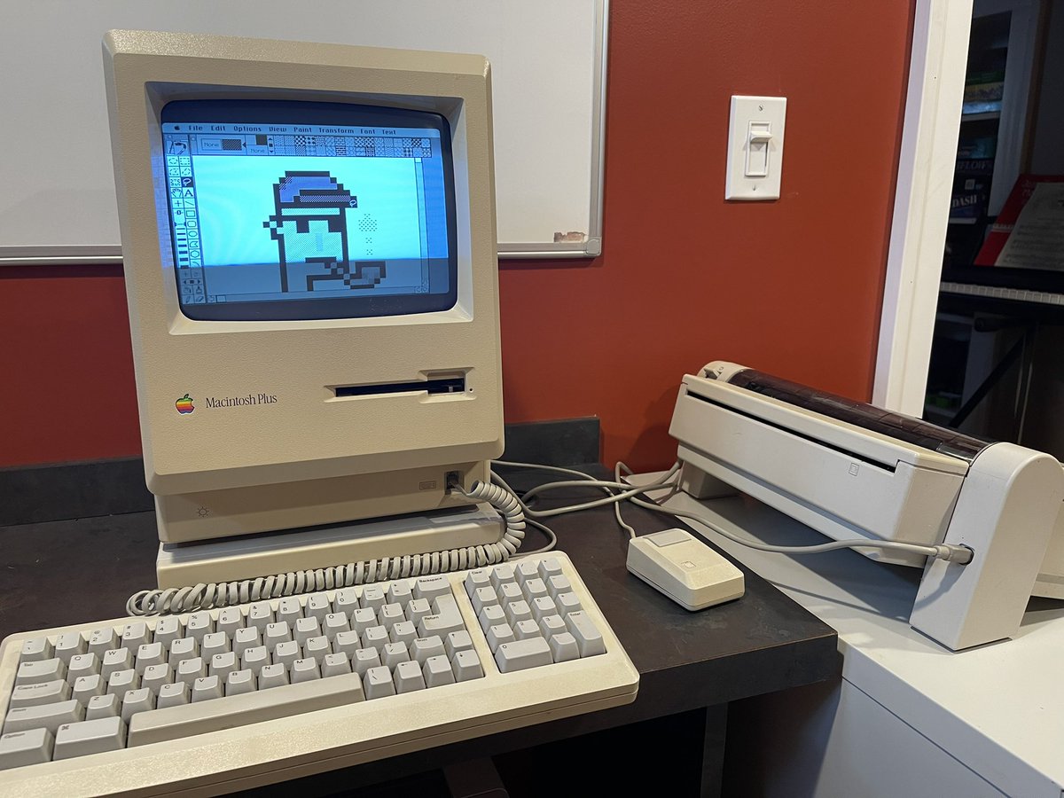 mac_punks's tweet image. Here’s MacPUNK 030 (no longer available) in his many forms!

MacPUNKS is currently 150 strong, but will eventually reach 250-300. All 1/1&apos;s and starting at only 0.04 $ETH. Printout, 2nd .jpg and file on 800k floppy also included with original purchase.

opensea.io/collection/mac…