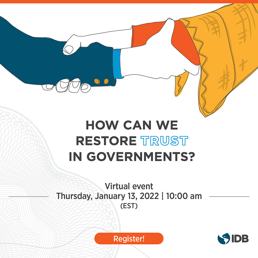 Join us for a conversation on increasing trust in #LatinAmerica and the #Caribbe...