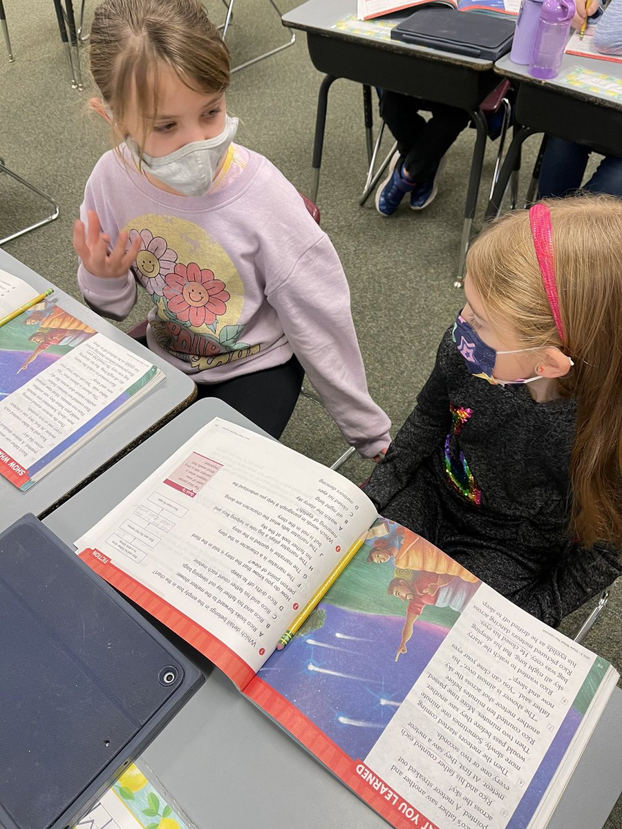 jlthompson26's tweet photo. The best text discussion questions are the ones asked by students! Loved the enthusiasm of these 2nds as we turned and talked to discuss a peer generated question!! #HarrisHappenings #studentsleadtheway https://t.co/KFGx2YVsnc