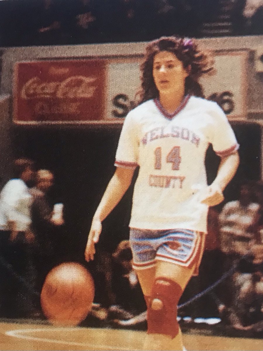 Remember when: Nelson Co Erica Bradley brings the ball up court during the 1989 KHSAA girls state tournament.