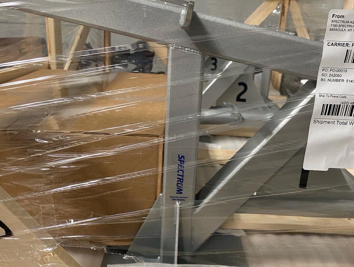 DexterSwimDive's tweet photo. Look what arrived yesterday, our new starting blocks!  Hoping to have them installed and ready for our 1/13 meet!  Huge thank you to @TimmisChris and the district to helping make this dream a reality!  @dhsdreads #DexSwim https://t.co/GT8g9wamoO