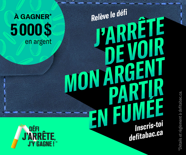 Le tabagisme est un facteur de risque de maladie du cœur et d’AVC. Vous souhaitez que la cigarette soit une histoire du passé? Inscrivez-vous au Défi j’arrête j’y gagne de <a href="/equipeCapsana/">Capsana</a> afin de commencer l'année du bon pied et d'écraser enfin! defitabac.ca