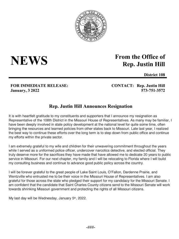 The Missouri lawmaker who told me to “Get a different job. No one owes you anything” is in need of a new state and new job. Bless his heart.