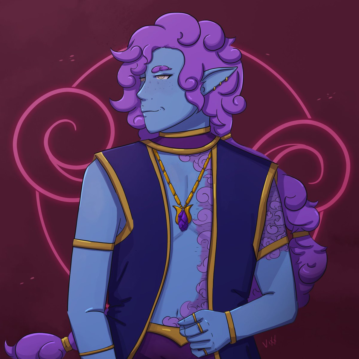 VixxDraws's tweet image. My last art of 2021 and my first art post of 2022, both for lovely art friends of mine. @KazTheDM and @pip400art 

😍Looking forward to a year of doing more #ttrpg related #art. 

#ArtistOnTwitter #ttrpgfamily #dnd #characterart #fanart #fantasyart #DnDcharacter