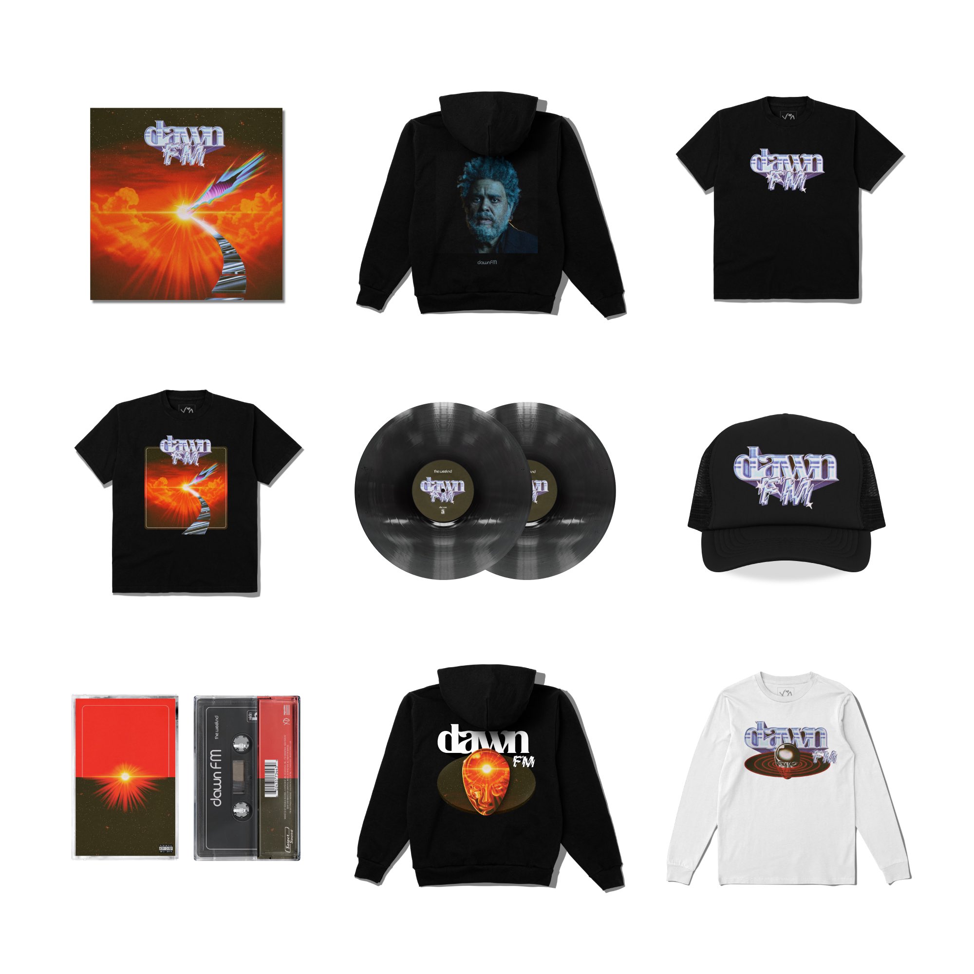 Official The Weeknd Merch Dawn Fm Digital Album Shirt - WBMTEE