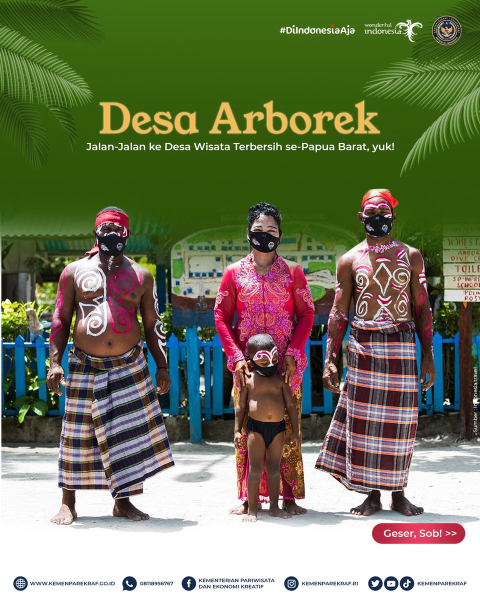 2022 ke Desa Wisata Arborek. Amin-kan, nggak, nih?