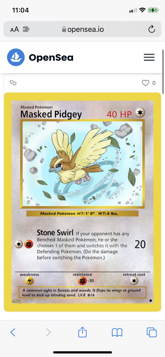 MaskedPokemon's tweet photo. NFT Masked Pokémon for less than $ 4!!

NFT Masked Pokémon à moins de 4 dollars !!

Masked Pokemon NFT : https://t.co/egKcD353JW https://t.co/QgxrnoNS5B