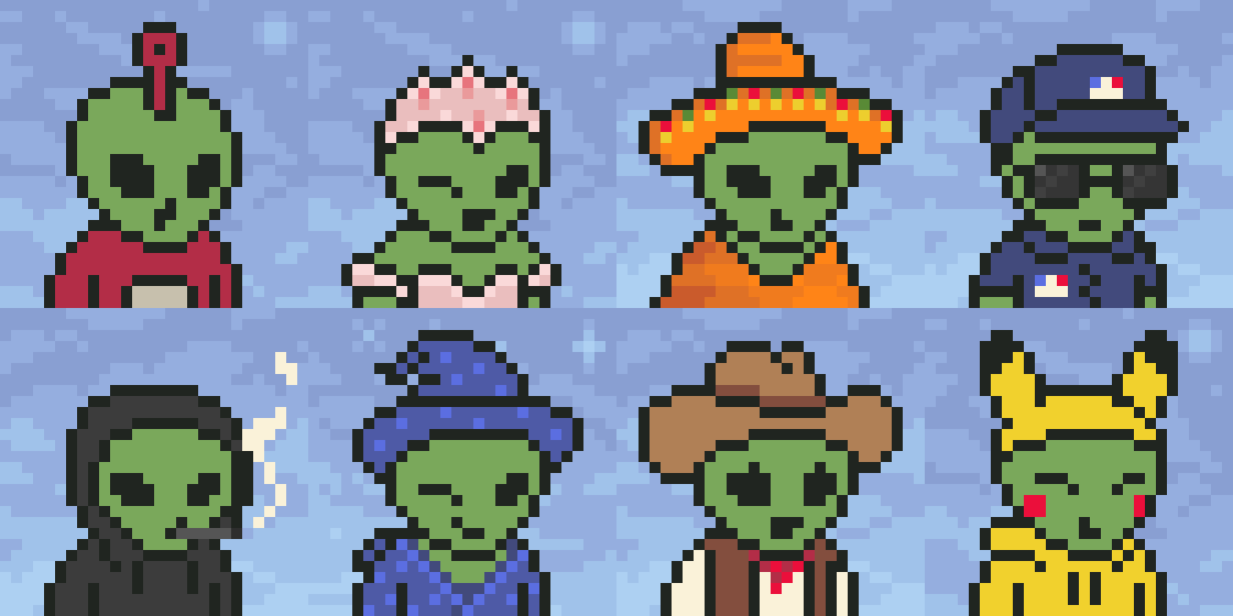 Galactic Alien Social Club tweet media