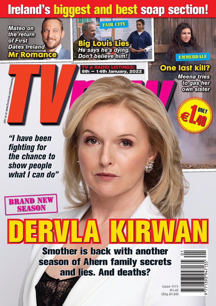 Dervla Kirwan chats to <a href="/TVNowMagazine/">TVNow magazine</a> about the second series of “Smother” which starts this Sunday January 9th on <a href="/RTEOne/">RTÉ One</a> at 9:30pm. 📺