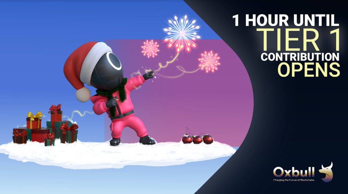 Kicking off the New year with a bang!

The  $OXS IDO Tier-1 Procedures for @11MinutesNFT will be starting in another hour.

To Contribute, proceed here: 
oxbull.tech/#/oxs-side-pool

For more info, follow:
t.me/Minutes11
t.me/Oxbull_tech