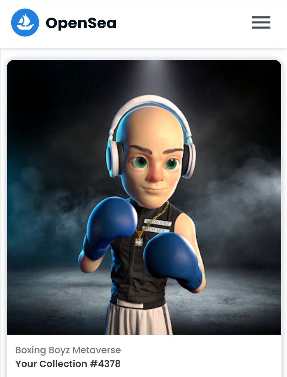 BKSMA4's tweet photo. My NFT , I Love Boxingboyz
#BOXINGBOYZ
#PlayToEarn
#Daxio https://t.co/l70YO2nW42