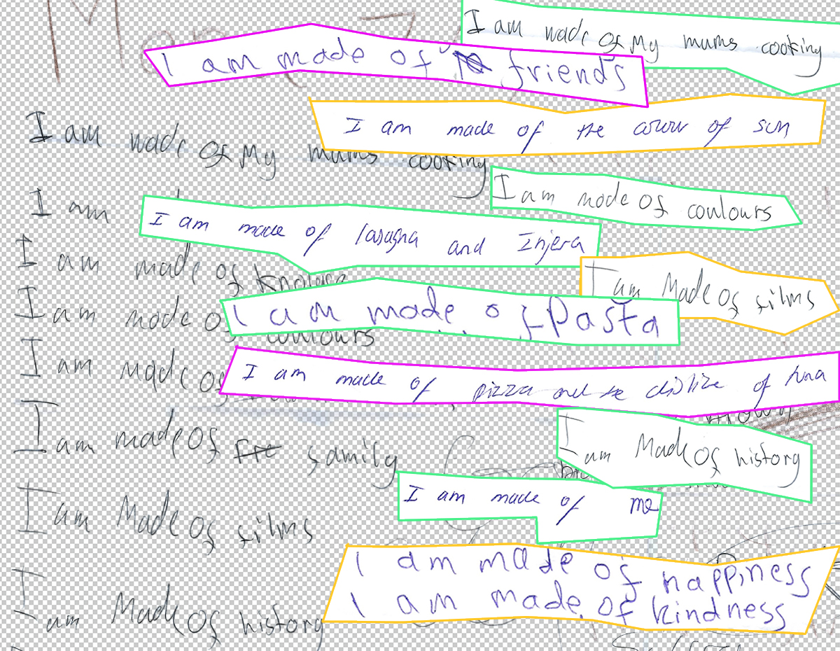 Workshop 1 with @TrinityAcad and @KSA_Secondary asked young people to write 'I am made of...', we found out about brain plasticity with <a href="/maddyempayne/">Madeleine Moses-Payne</a> - read more here mailchi.mp/66a6c8573dac/e… #EPBecoming <a href="/ace_national/">Arts Council England</a> @WCHN_UCL