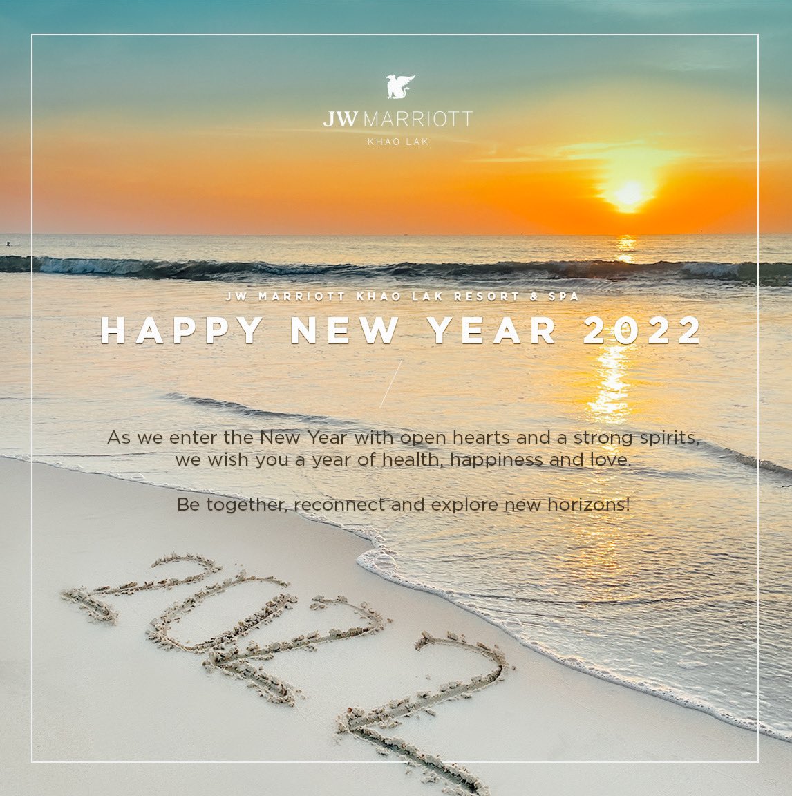 JWMarriottKHL's tweet photo. Happy New Year 2022
สวัสดีปีใหม่ ๒๕๖๕ 

https://t.co/CdoSIziwml 

#jwmarriott #HAPPYNEWYEAR2022 #jwmarriottkhaolak #khaolak https://t.co/q0EVOnDNNS